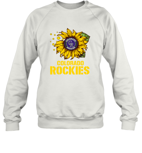 Colorado Rockiers Sunflower MLB Baseball Sweatshirt