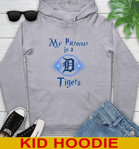 MLB Baseball Harry Potter My Patronus Is A Detroit Tigers Youth Hoodie 6
