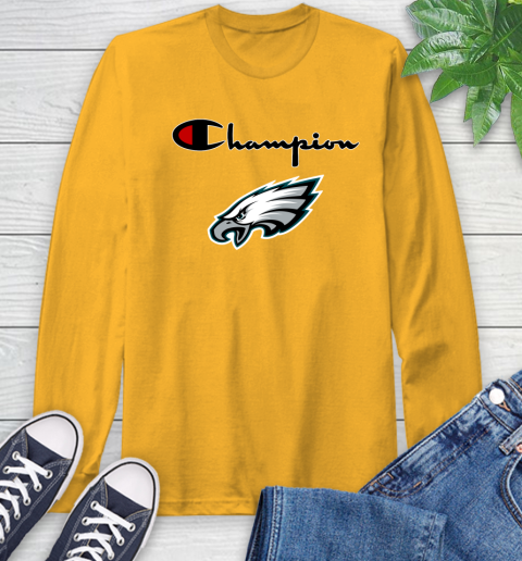 NFL Football Philadelphia Eagles Champion Shirt Long Sleeve T-Shirt 2
