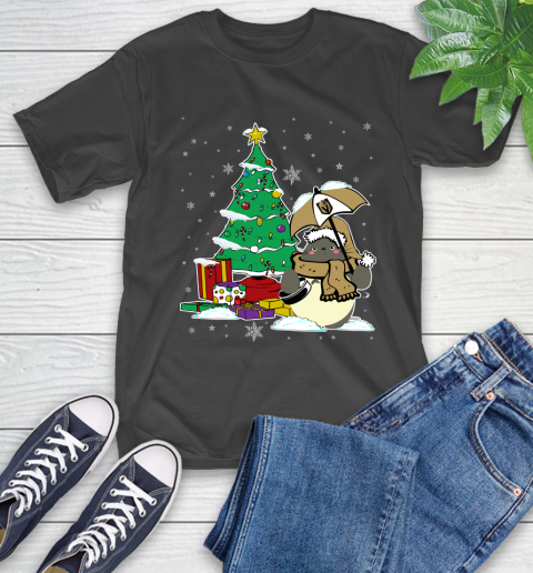 Vegas Golden Knights NHL Hockey Cute Tonari No Totoro Christmas Sports T-Shirt