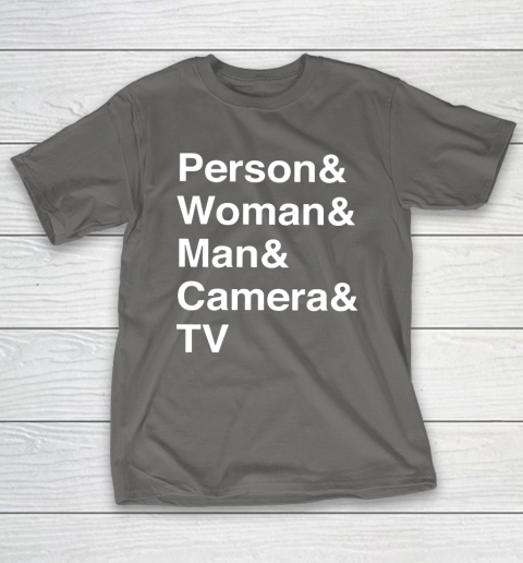 Person Woman Man Camera TV T-Shirt 8