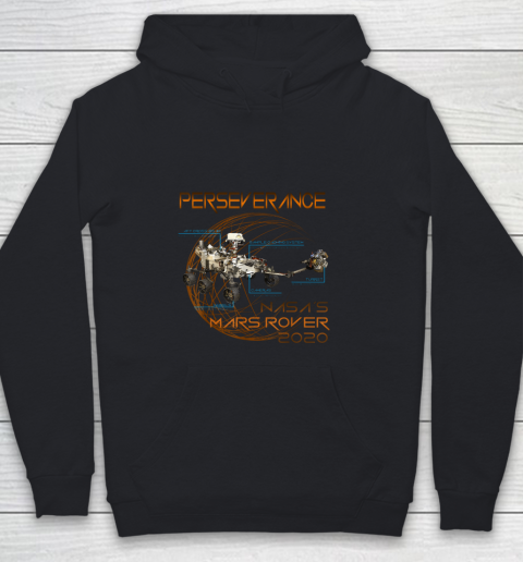 Schematic Perseverance The New NASA Mars Rover 2020 Youth Hoodie