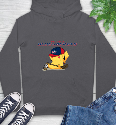 NHL Pikachu Hockey Sports Columbus Blue Jackets Hoodie 7