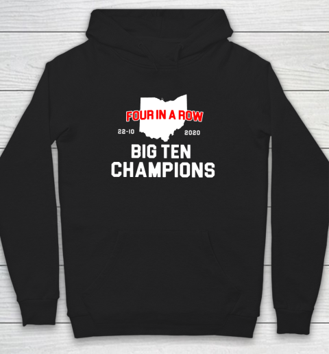Big Ten Champions Four in a Row 2020 Hoodie