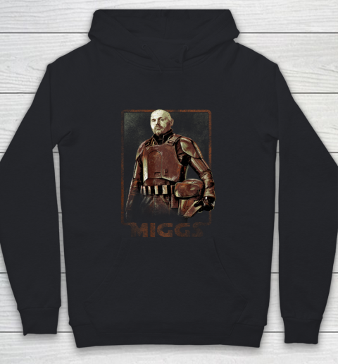 Star Wars The Mandalorian Miggs Portrait R15 Youth Hoodie