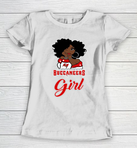 Tampa Bay Buccaneers Girl NFL Women's T-Shirt 3