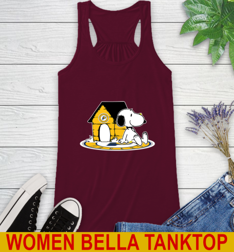 NBA Basketball Indiana Pacers Snoopy The Peanuts Movie Shirt Racerback Tank 3