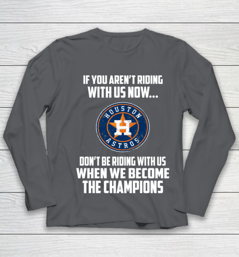 MLB Houston Astros Baseball We Become The Champions Youth Long Sleeve 6