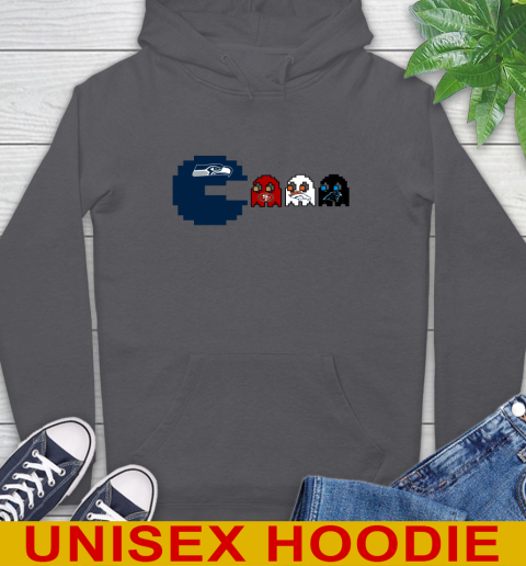 Seattle Seahawks NFL Football Pac Man Champion Hoodie 7