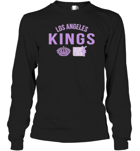 Los Angeles Kings Richmond Resilient Hockey Fights Cancer Long Sleeve T-Shirt