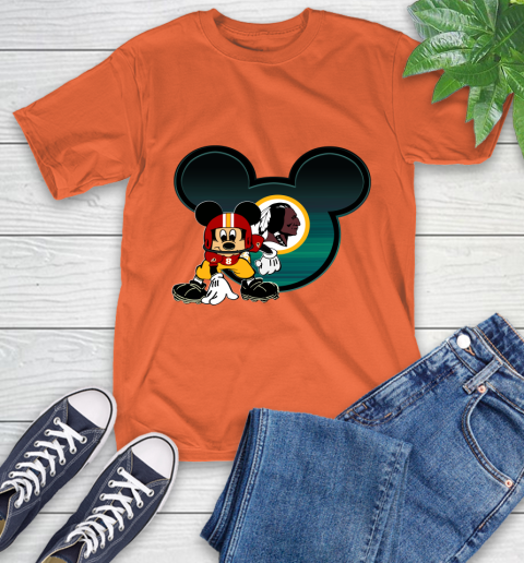 NFL Washington Redskins Mickey Mouse Disney Football T Shirt T-Shirt 5
