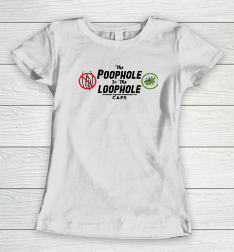 Poophole Is The Loophole Christians Against Premarital Sex Women's T-Shirt