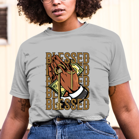 Air Jordan 1 Black Metallic Gold matching sneaker tshirt Drake Blessed Black and Brown Jordan Tshirt
