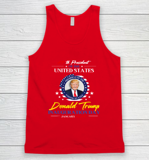 President Donald Trump Inauguration Day 2025 47th President Tank Top 4
