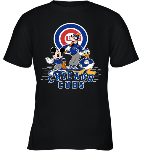 MLB Chicago Cubs Mickey Mouse Donald Duck Goofy Baseball T Shirt - Rookbrand