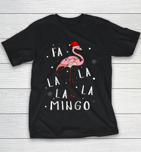 Fa La La La Mingo Funny Christmas Cute Math Fa La 8 Youth T-Shirt