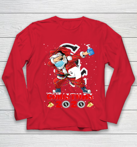 Chicago White Sox Funny Santa Claus Dabbing Christmas 2020 MLB Youth Long Sleeve 8