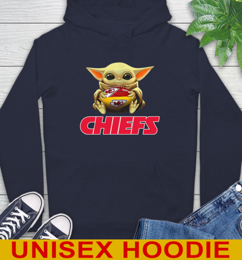NFL Football Kansas City Chiefs Baby Yoda Star Wars Shirt Hoodie 4