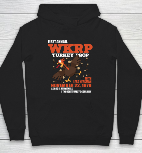 First Annual WKRP Thanksgiving Day Turkey Drop November 22 1978 Hoodie