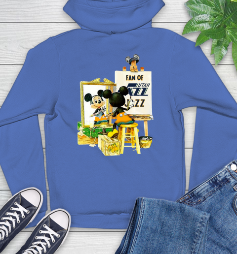 NBA Basketball Utah Jazz Mickey Drawing Shirt 22