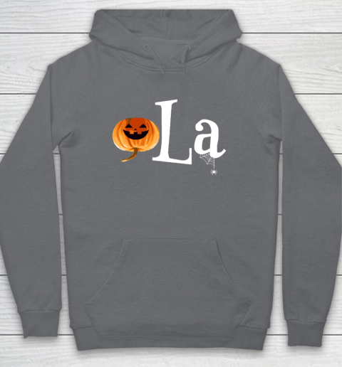 Comma La Funny Kamala Harris Halloween Pumpkin Hoodie 3