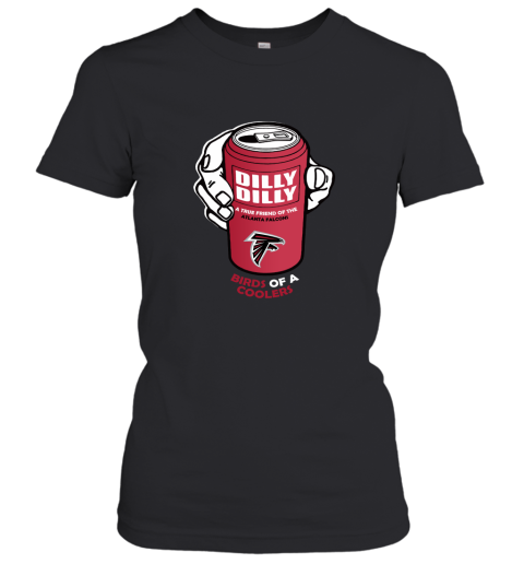 Bud Light Dilly Dilly! Atlanta Falcons Birds Of A Cooler Women's T-Shirt