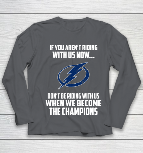 NHL Tampa Bay Lightning Hockey We Become The Champions Youth Long Sleeve 6