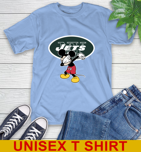 New York Jets NFL Football Dabbing Mickey Disney Sports T-Shirt 11