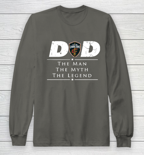 Cleveland Cavaliers NBA Basketball Dad The Man The Myth The Legend Long Sleeve T-Shirt 5