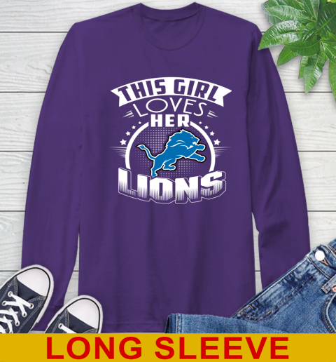 Detroit Lions NFL Football This Girl Loves Her Team 59