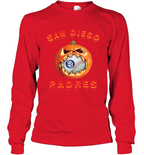 MLB San Diego Padres Halloween Pumpkin Baseball Sports T Shirt