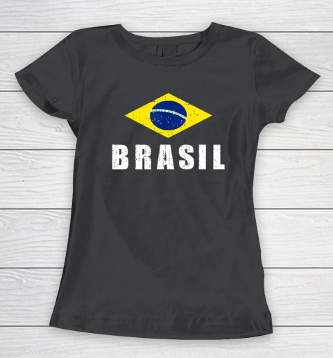 Brasil Flag Soccer 2022 Brazilian Futebol Jersey Brasil Women's T-Shirt