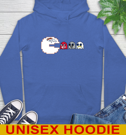 Denver Broncos NFL Football Pac Man Champion Hoodie 9