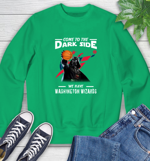 NBA Come To The Dark Side We Have Washington Wizards Star Wars Darth Vader Basketball Sweatshirt 7