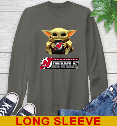 NHL Hockey New Jersey Devils Star Wars Baby Yoda Shirt 65