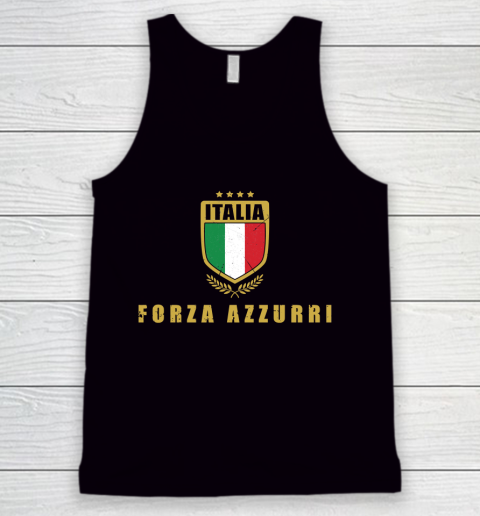 Forza Azzurri football shirt Italy Italia team championship Tank Top