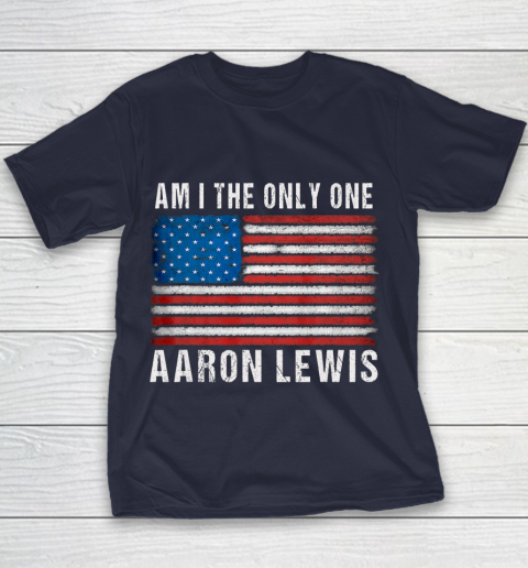 Am I The Only One Aaron Lewis Flag USA Youth T-Shirt 2
