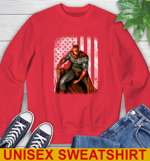Denver Broncos NFL Football Batman DC American Flag Shirt Sweatshirt - Image 13