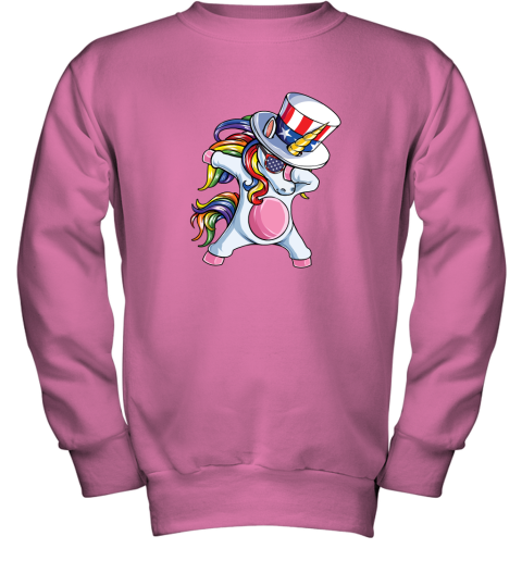 Day 4th Of July Dabbing Uncle Sam Gifts Youth Sweatshirt