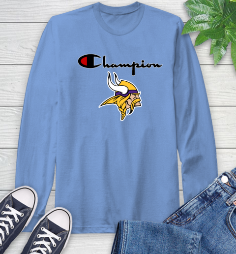 NFL Football Minnesota Vikings Champion Shirt Long Sleeve T-Shirt 10