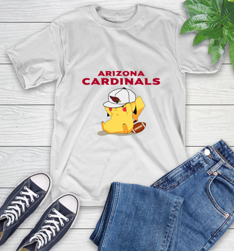 NFL Pikachu Football Sports Arizona Cardinals T-Shirt