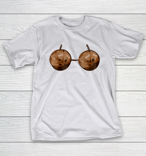 Summer Coconut Bra Halloween Costume Shirt Funny Outfit Gift T-Shirt
