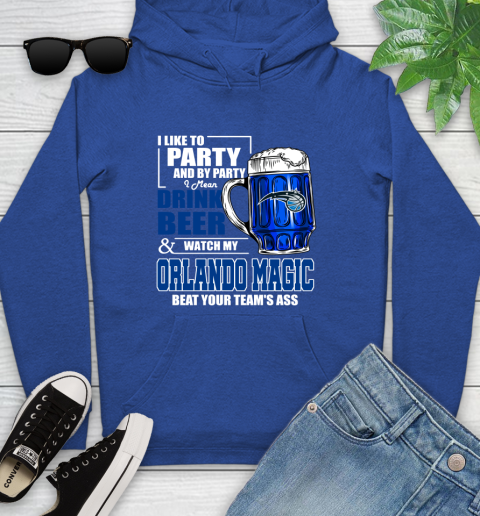 NBA Drink Beer and Watch My Orlando Magic Beat Your Team's Ass Basketball Youth Hoodie 11