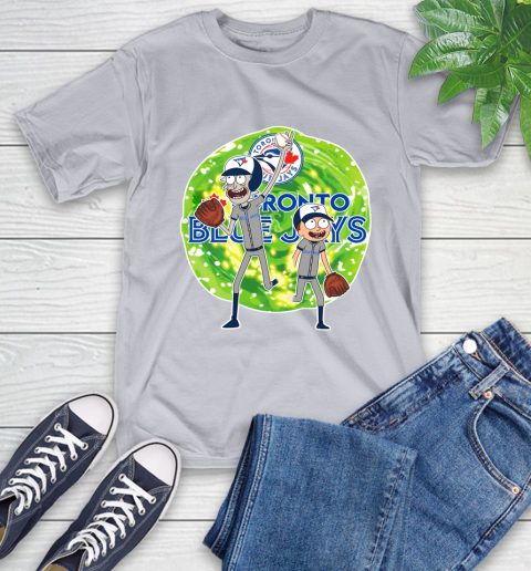 MLB Toronto Blue Jays Rick And Morty Baseball Sports T-Shirt 6