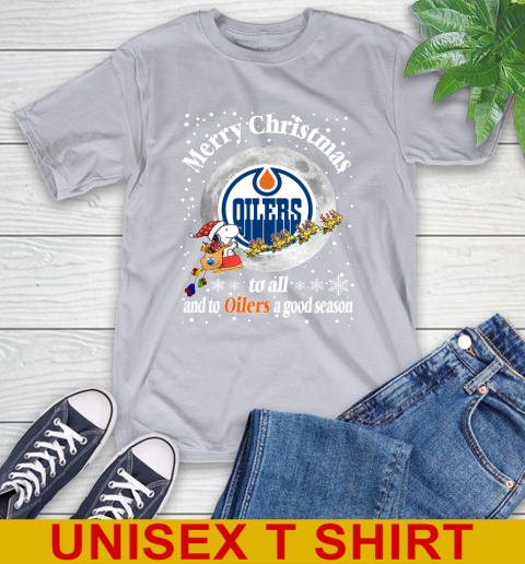 Edmonton Oilers Merry Christmas To All And To Oilers A Good Season NHL Hockey Sports T-Shirt 5