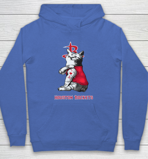 NBA Basketball My Cat Loves Houston Rockets Hoodie 6