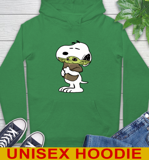 Snoopy Hugging Baby Yoda Shirt 20