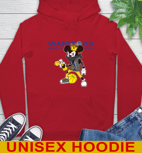 Golden State Warriors NBA Basketball Mickey Peace Sign Sports Hoodie 10