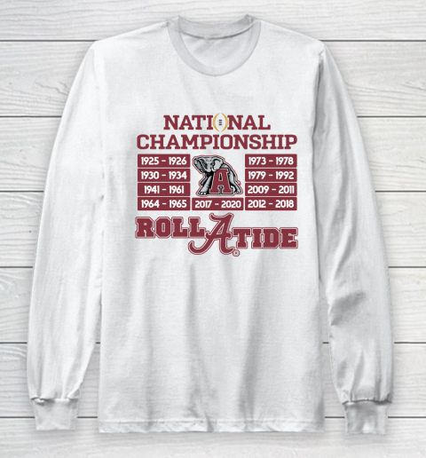 National Championship Alabama Crimson Tide 2020 Long Sleeve T-Shirt