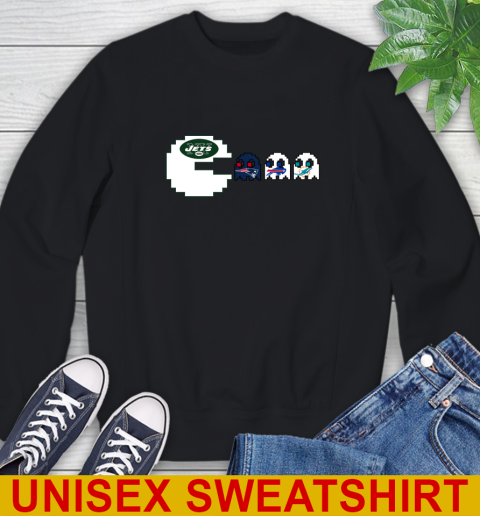 New York Jets NFL Football Pac Man Champion Sweatshirt